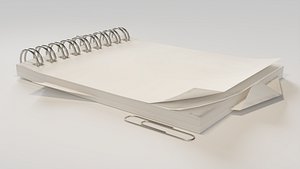 Notepad with ringbinders