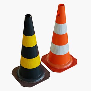 Cone sinalizacao 3D model