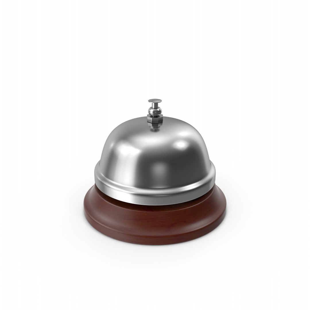 3D Servise Bell Silver model - TurboSquid 1843361