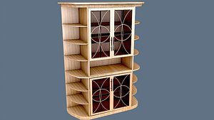 s?lver ware cab?net 3D model