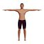 Low-Poly Asian Man Swimsuit