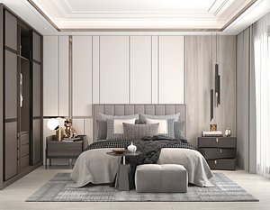 Modern Bedroom Scene 38 3D