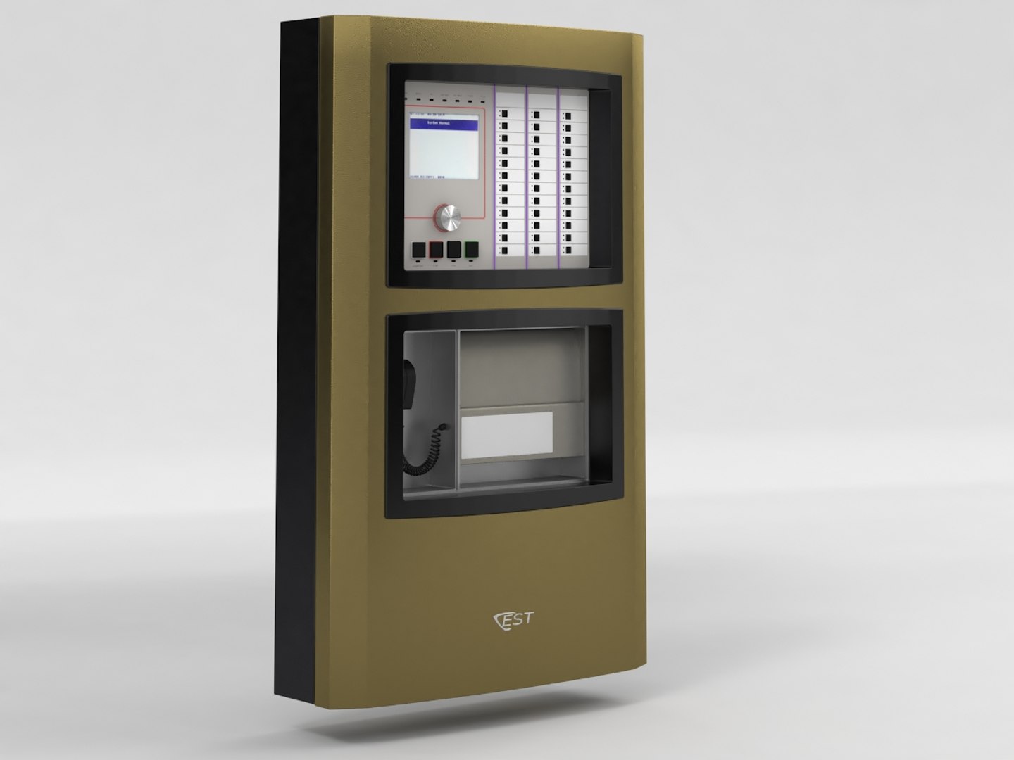 3D Est3x Alarm Panel Model - TurboSquid 1578061