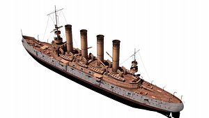 3D model USS St Louis