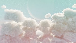 SKY CLOUDS MOON VIBES 3D model