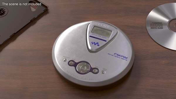 modelo 3d Reproductor de CD portátil Sony Walkman - TurboSquid 2325116
