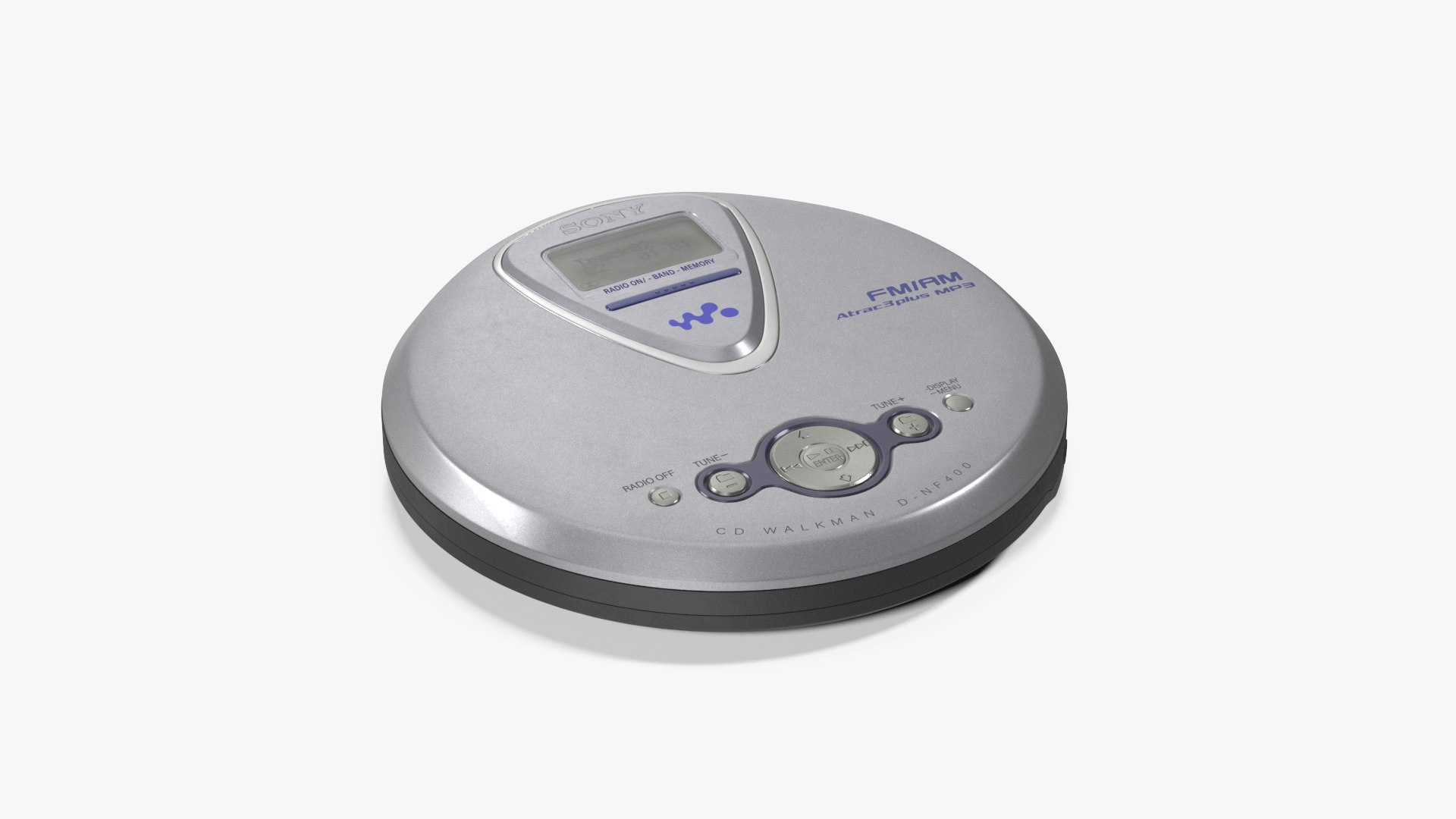 Sony Walkman Portable CD Player 3D model preview