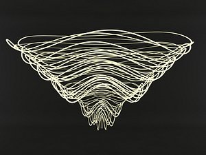 A LED Chandelier Inspired by Pearl Curtain - PRECIOSA Lightning