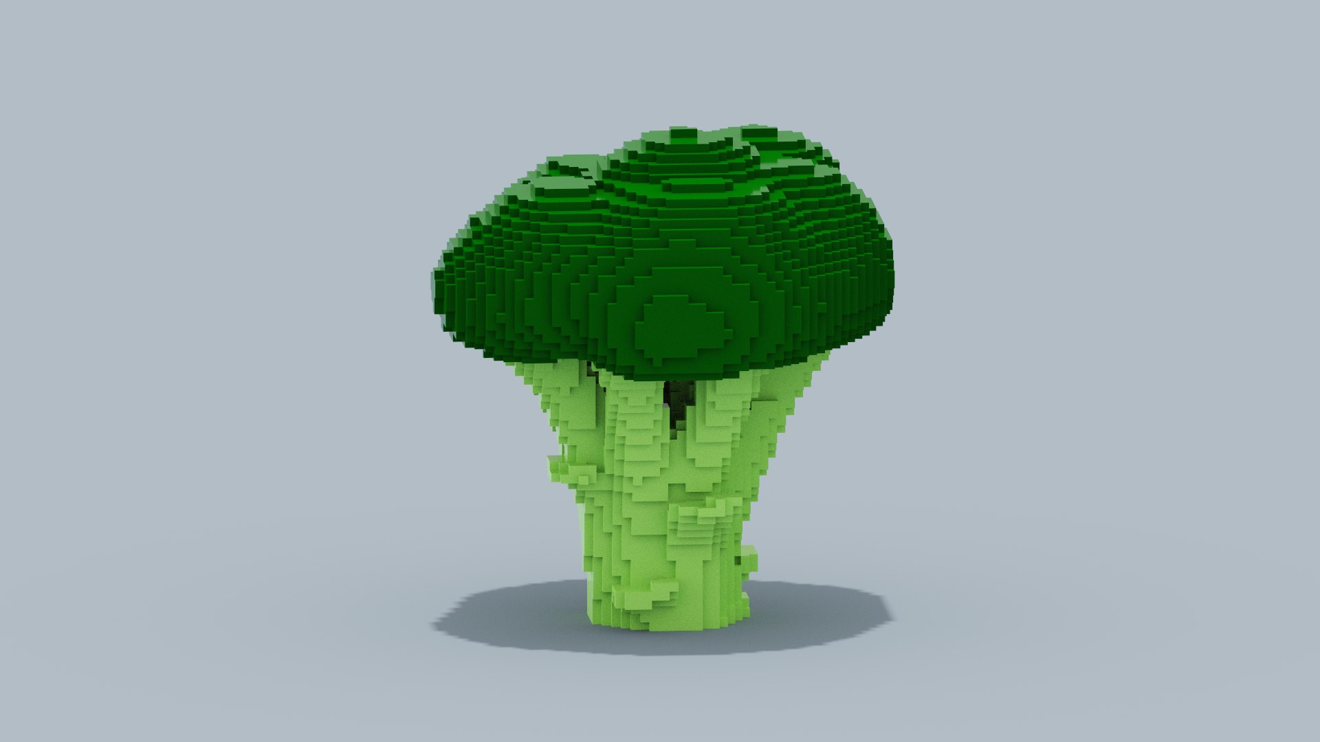 Voxel Broccoli 3D Model - TurboSquid 2043376