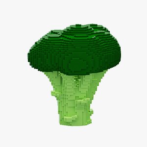 Voxel Broccoli 3D model