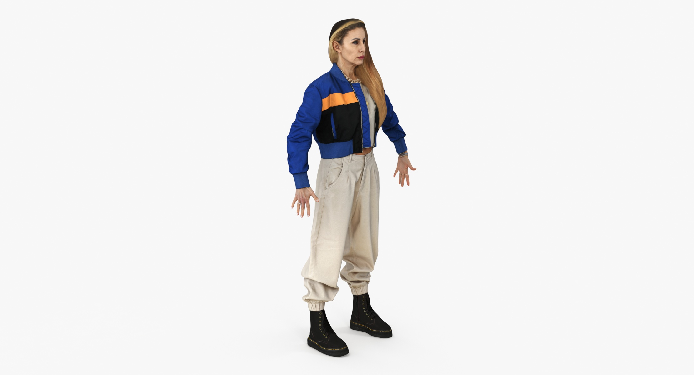 3D Addison Casual Autumn A Pose - TurboSquid 1991223