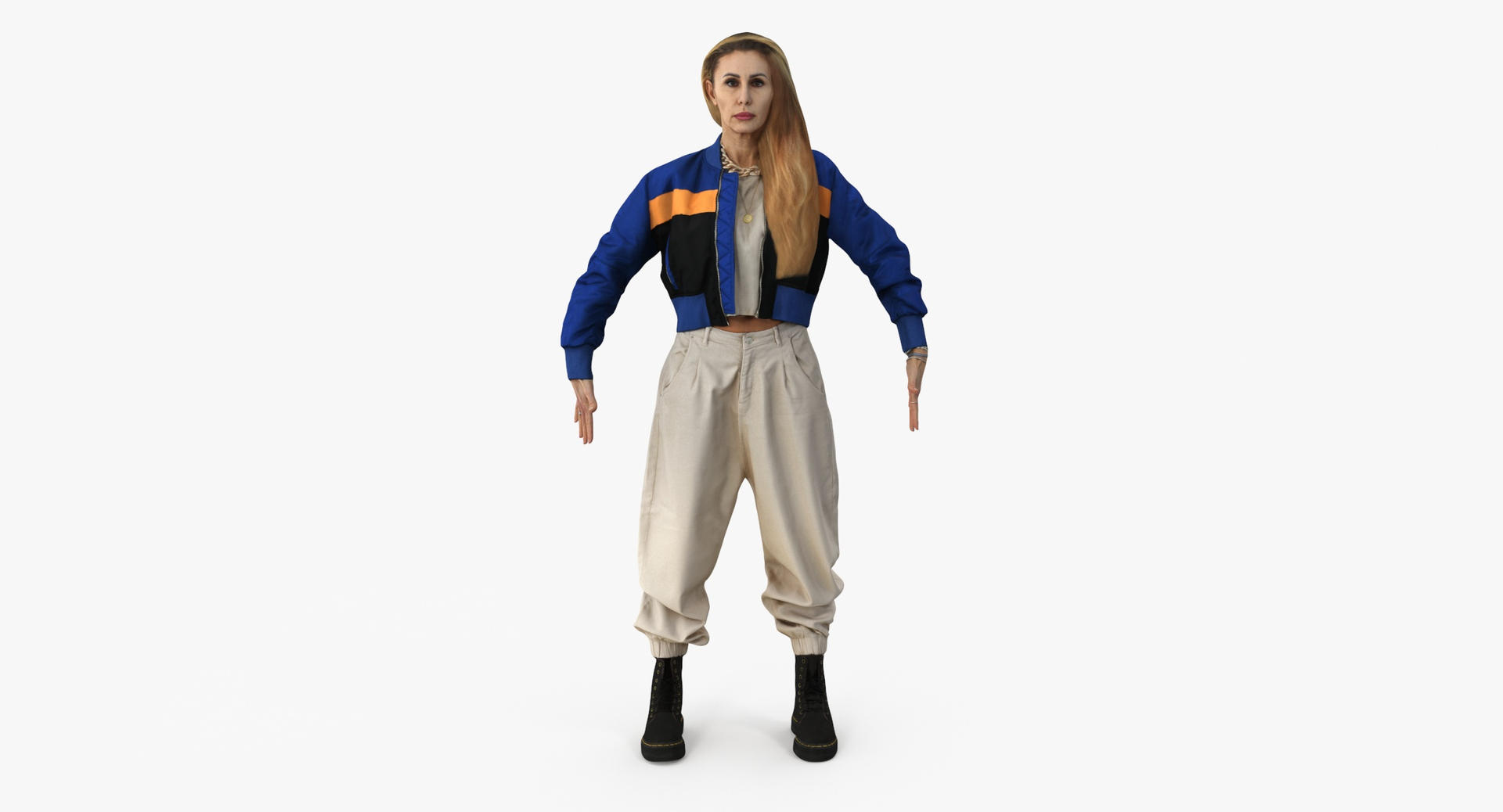 3D Addison Casual Autumn A Pose - TurboSquid 1991223