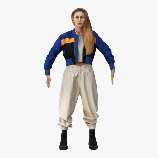 3D Addison Casual Autumn A Pose - TurboSquid 1991223