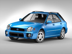 - subaru car 3D model