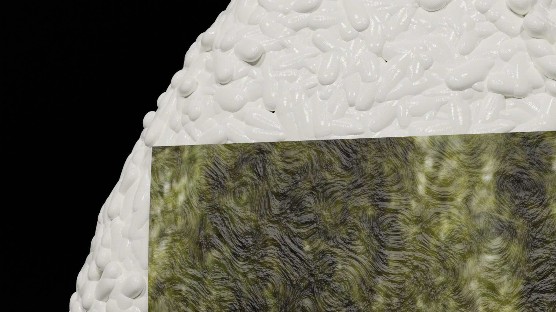 3D Onigiri Rice Ball - TurboSquid 1939339