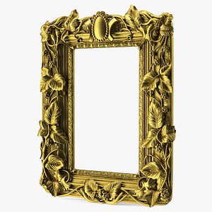 Ornate Leaf Design Picture Frame