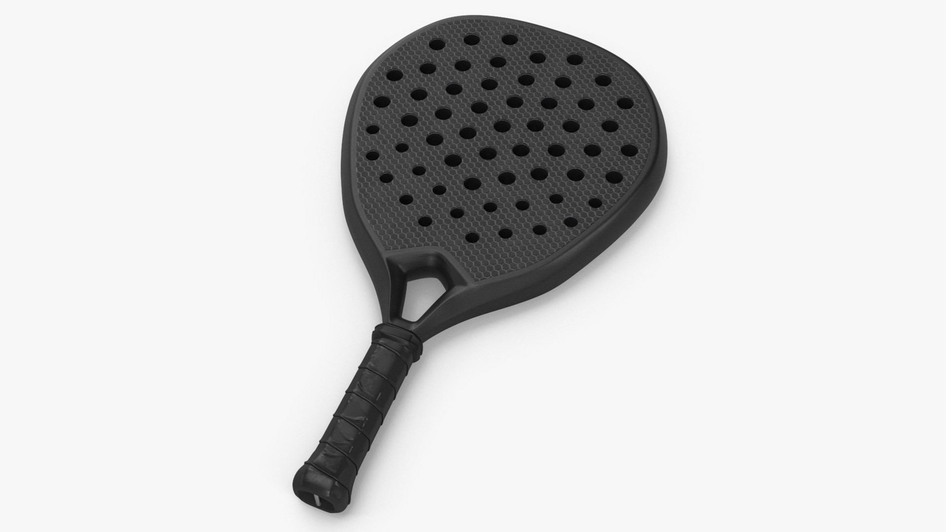 Padel Tennis Racket 3D model preview