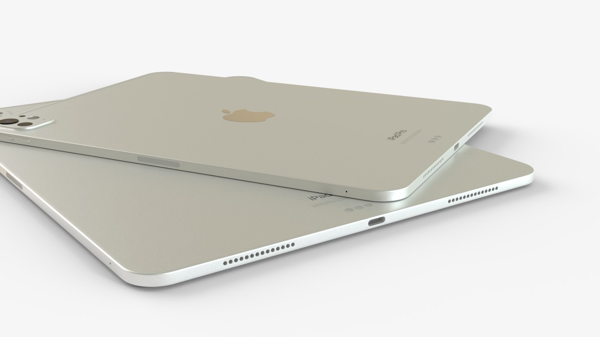Apple IPad Pro 2024 In Silver Full Collection 3D Model TurboSquid 2236468