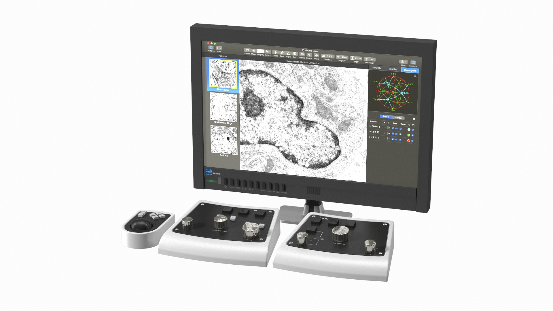 Electron Microscope Monitor With Control Panel 3D Model - TurboSquid ...