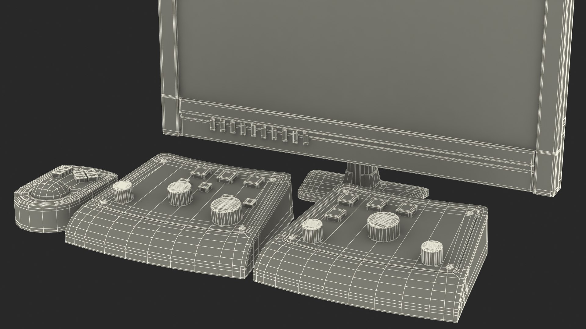 Electron Microscope Monitor With Control Panel 3D Model - TurboSquid ...