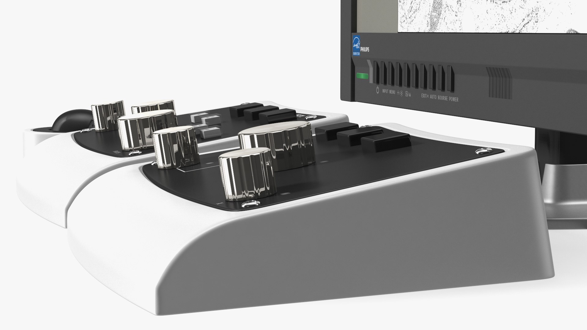Electron Microscope Monitor With Control Panel 3D model - TurboSquid ...
