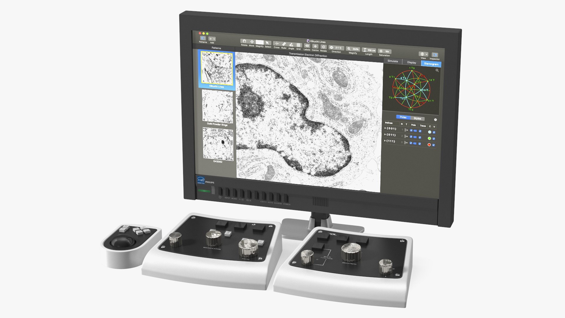 Electron Microscope Monitor With Control Panel 3D model - TurboSquid ...