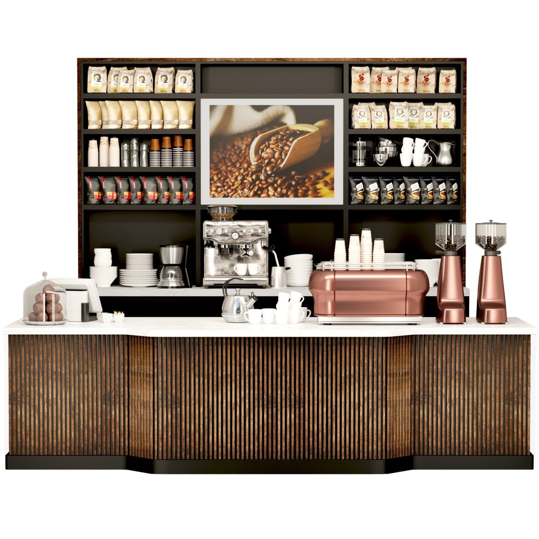 3D Model Coffee Point Modern - TurboSquid 1724640