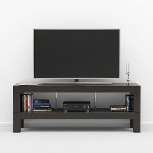 3D tv bench ikea model