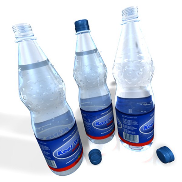 3D модель Бутылка газировки - TurboSquid 419250