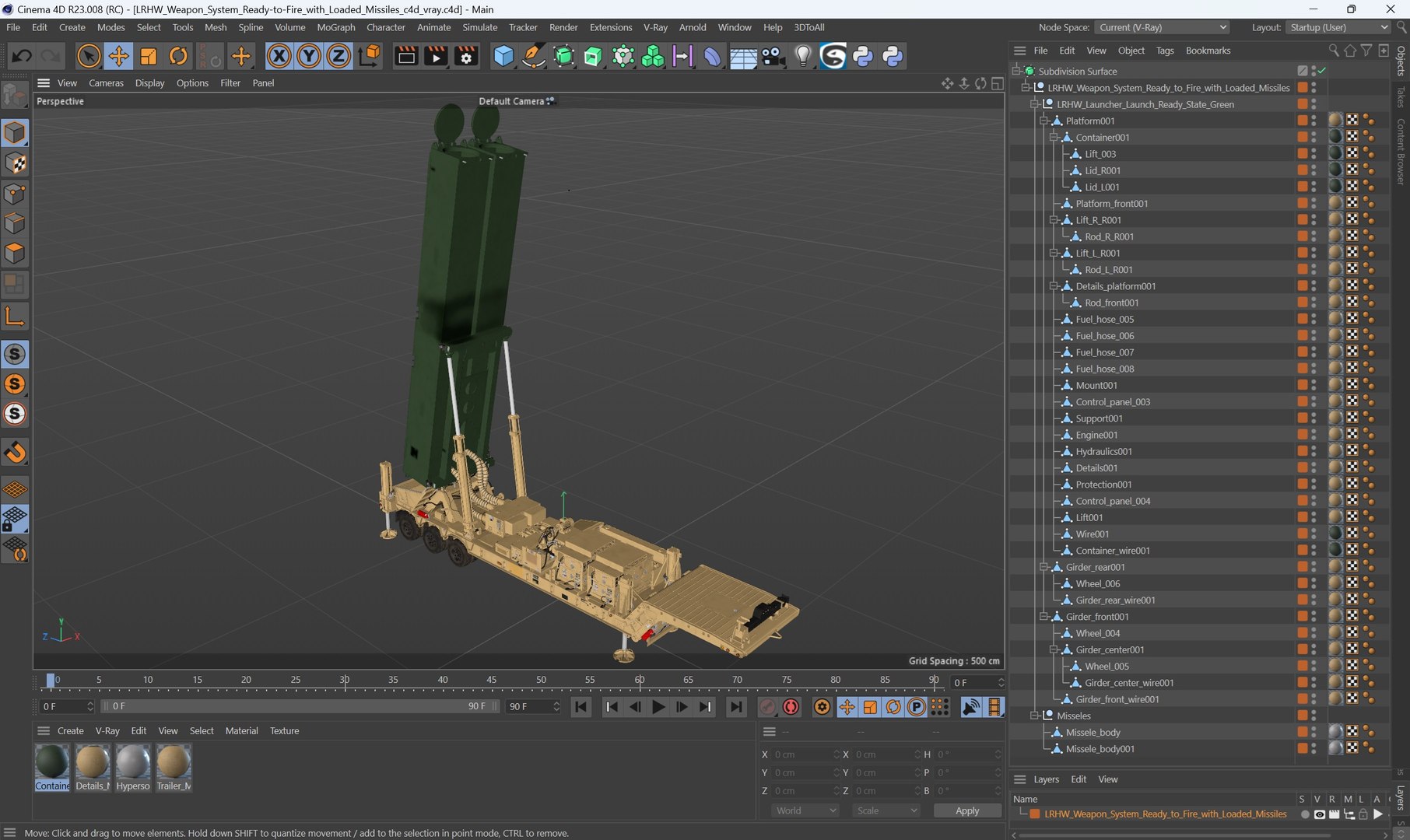 3D LRHW Weapon System Ready-to-Fire with Loaded Missiles model https://p.turbosquid.com/ts-thumb/P2/u5VEoL/1L/lrhw_weapon_system_readytofire_with_loaded_missiles_1003/jpg/1758731500/1920x1080/fit_q87/b81ffe05772857c2cc4e7e9cd399485b647a4903/lrhw_weapon_system_readytofire_with_loaded_missiles_1003.jpg