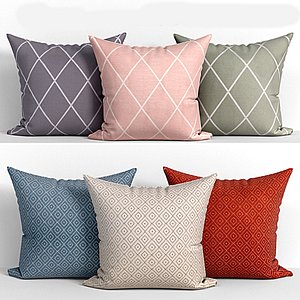 3D Decorative Pillows Set 124