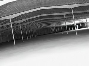 3d model engineered metal building