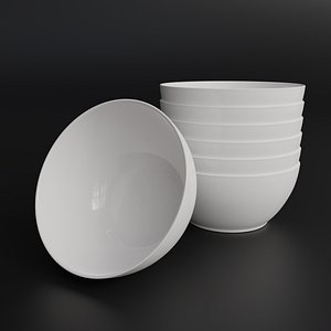 3D Porcelain bowl