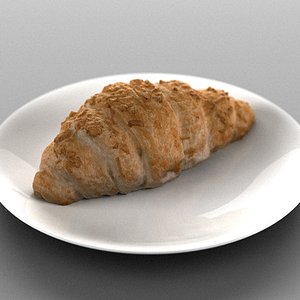 Realistic Cheese Croissant
