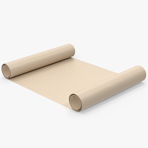Scroll Paper 3D model