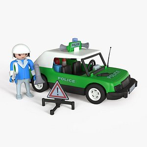 3D Classic Police Car