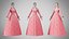 Vestido tamanho 30 Ultra Vermelho com Estampa