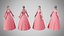Vestido tamanho 30 Ultra Vermelho com Estampa