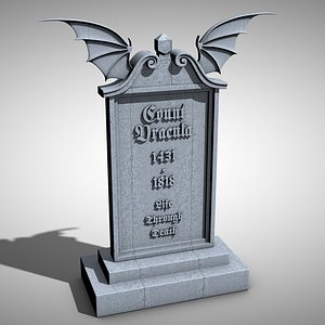 tombstone stone 3D model