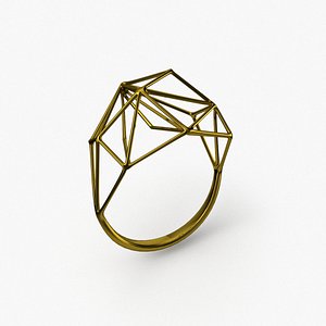 gold ring 3D model