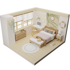 3D Bedroom model