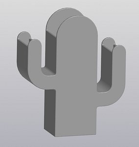 Pencil holder Vase Cactus 3D