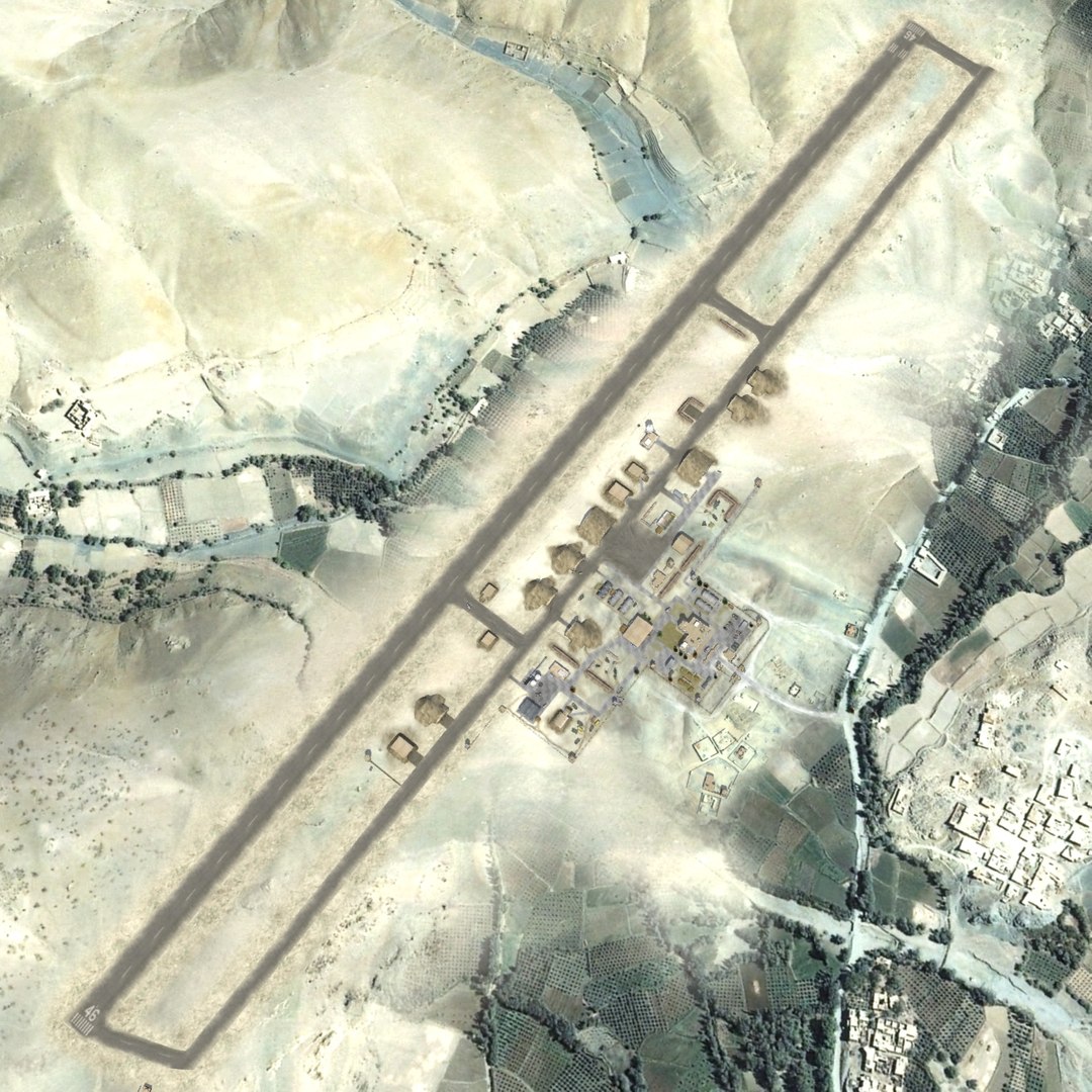 3d Model Military Airbase