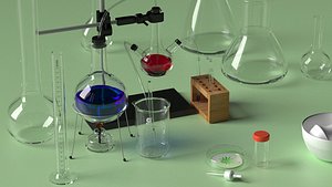 lab equipment set model
