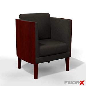 3d model armchair chair
