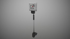 industrial machine 3D model