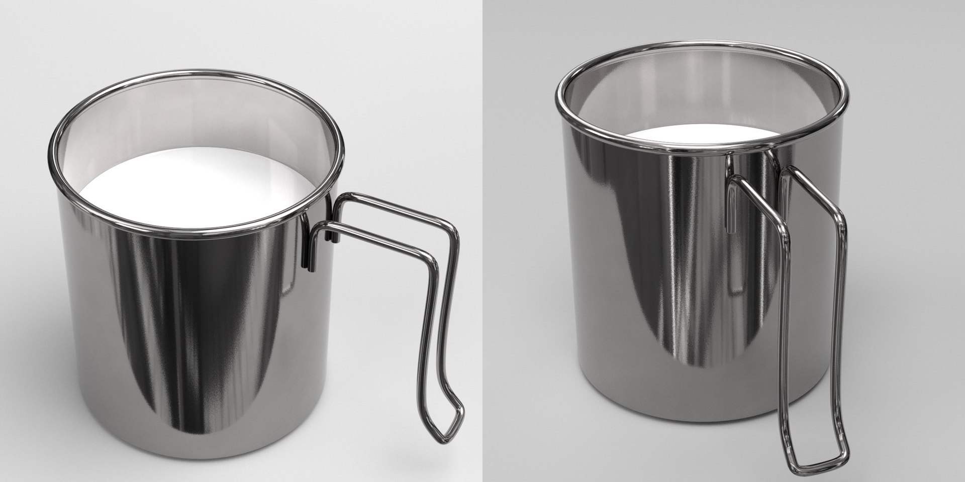 Metallic Milk Jug 3D Model - TurboSquid 1996128