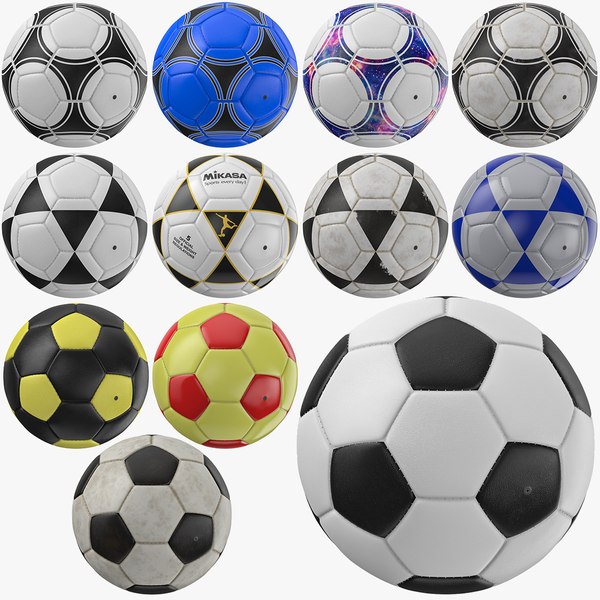 Soccer Ball Collection 3D model