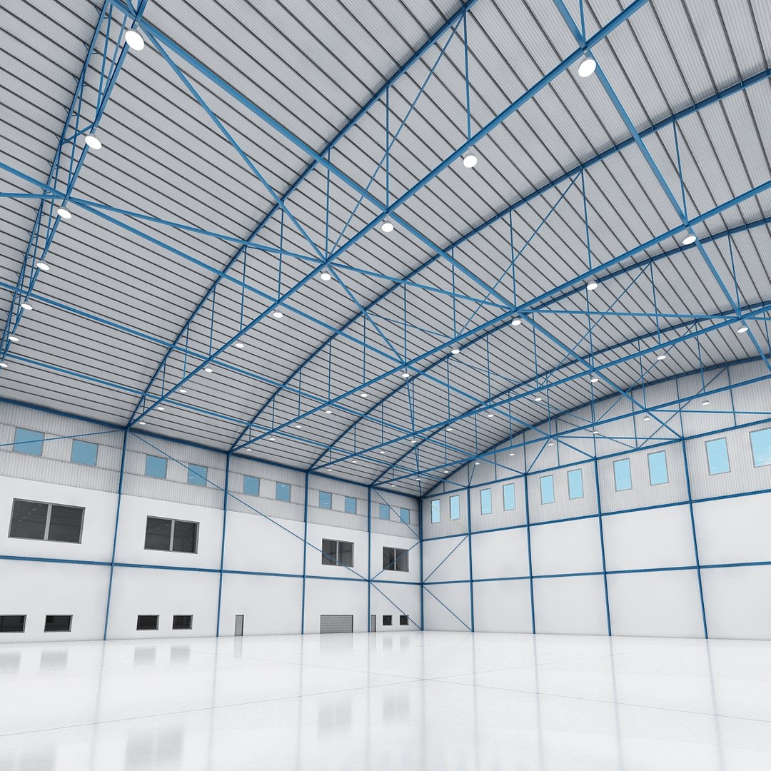 Aircraft Hangar 3d Model