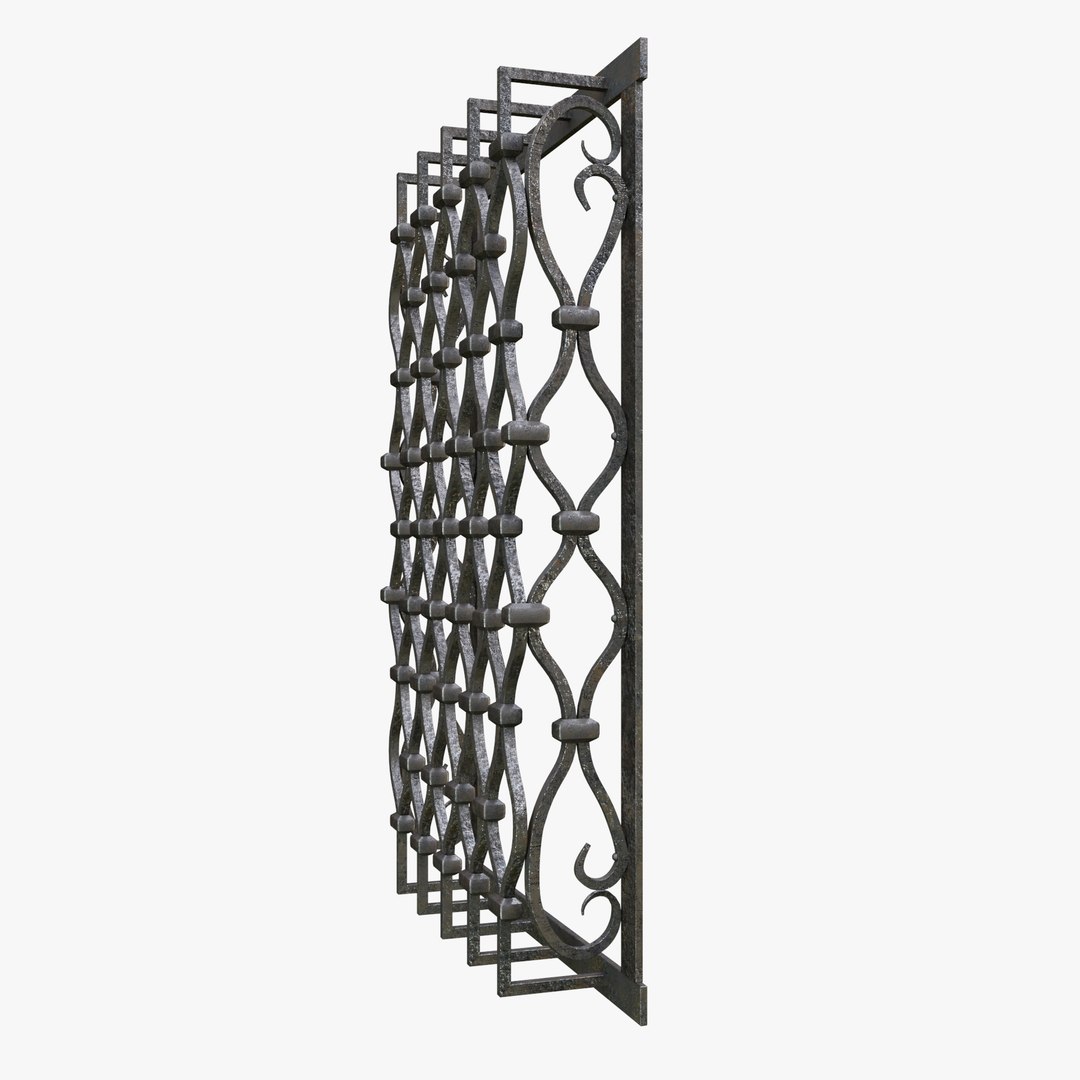 Window Bars Model - TurboSquid 1465767